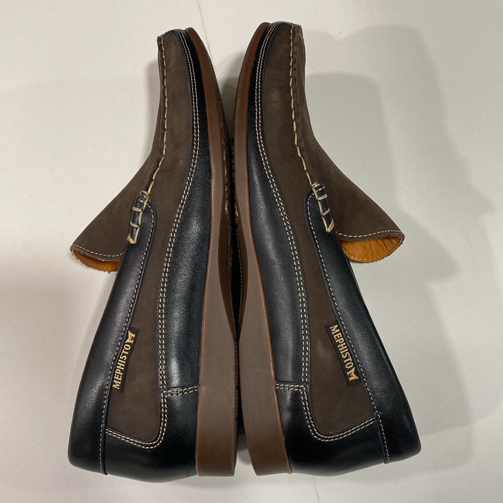 Mephisto Men's Baduard Slip-On Loafer‎ Dark Brown Nubuck Size US 8 - Picture 9 of 14